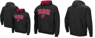 Colosseum Men's Black Wisconsin Badgers Arch Logo 3.0 Pullover Hoodie